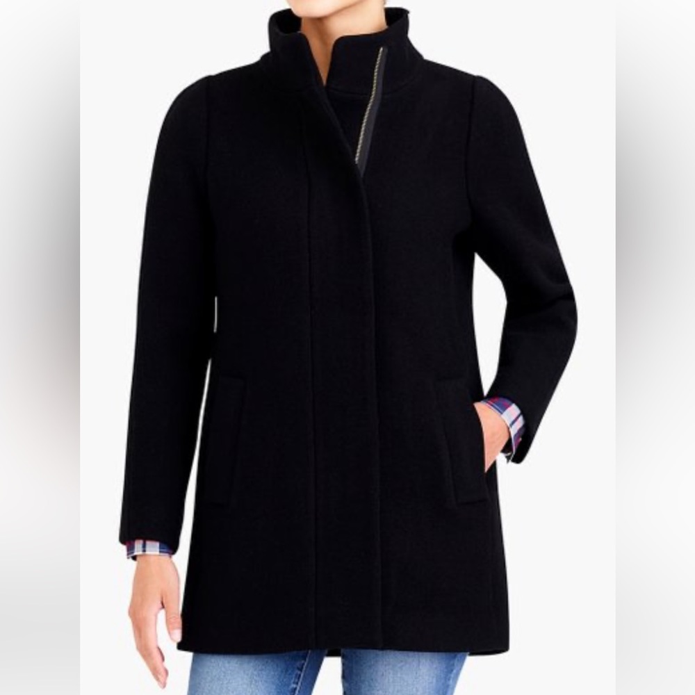 J Crew Factory City Coat - Size 8